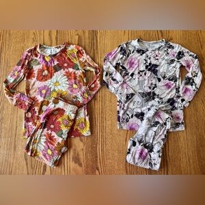 Posh Peanut Della and Tessa Two Piece Pajamas Bundle Size 3/4T